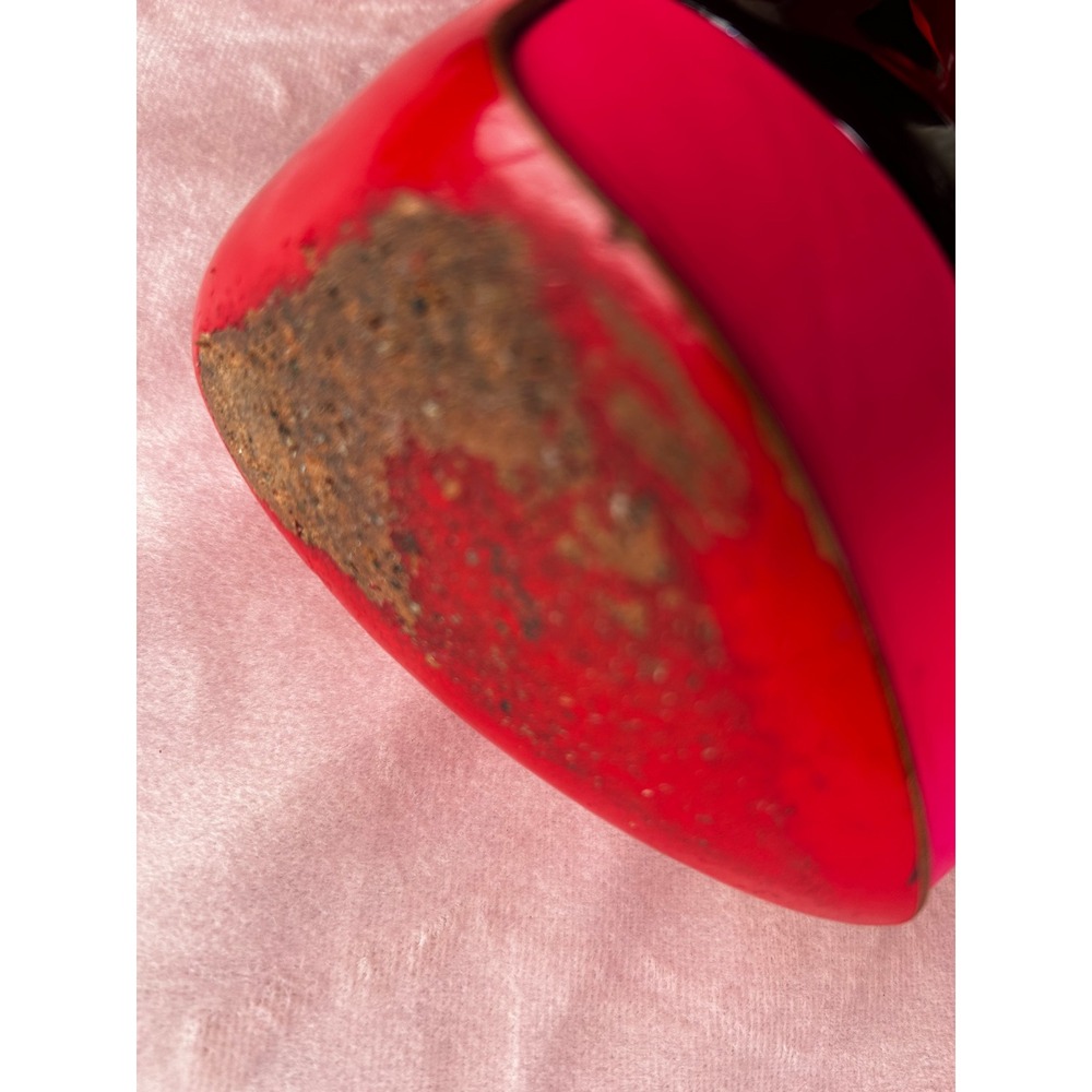 Christian Louboutin Lady Peep Sling‎ Women's Size 9.5 Black Rose Matador - Picture 12 of 12